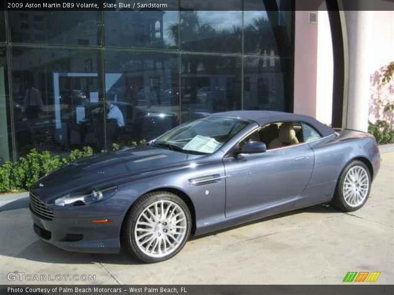 Slate Blue / Sandstorm 2009 Aston Martin DB9 Volante