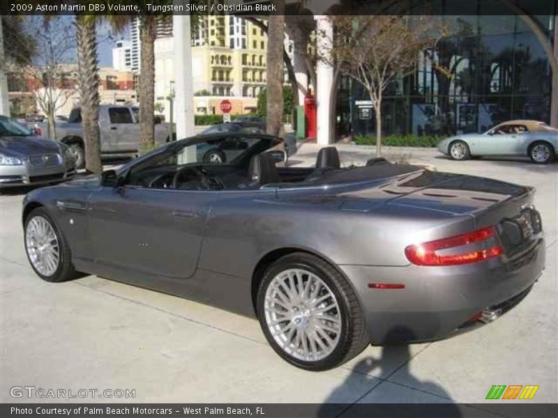 Tungsten Silver / Obsidian Black 2009 Aston Martin DB9 Volante