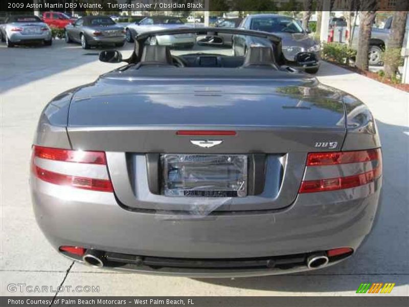 Tungsten Silver / Obsidian Black 2009 Aston Martin DB9 Volante