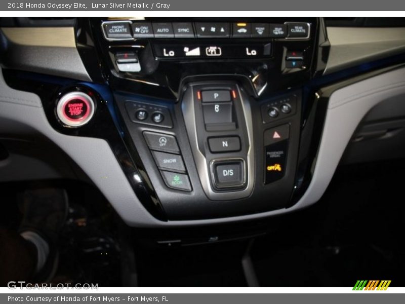 Lunar Silver Metallic / Gray 2018 Honda Odyssey Elite