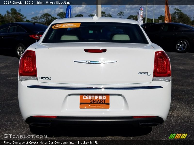 Bright White / Black/Linen 2017 Chrysler 300 C