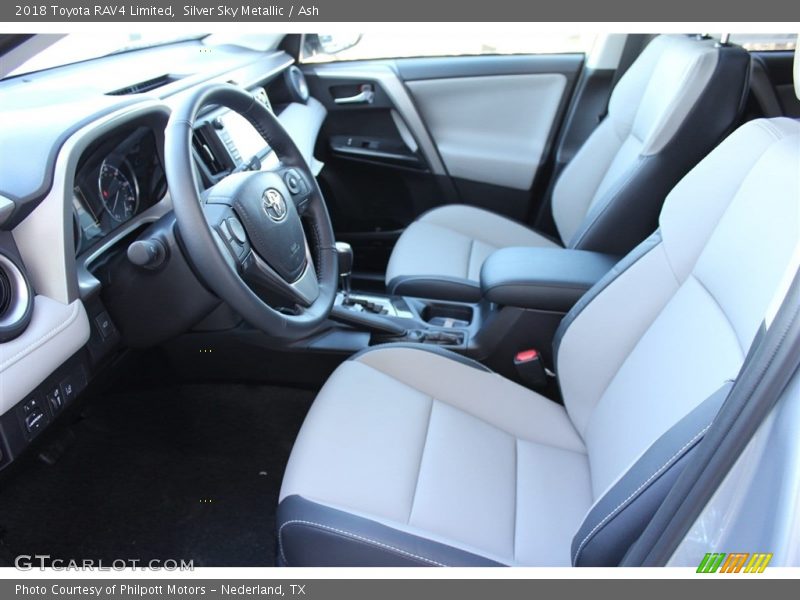 Silver Sky Metallic / Ash 2018 Toyota RAV4 Limited