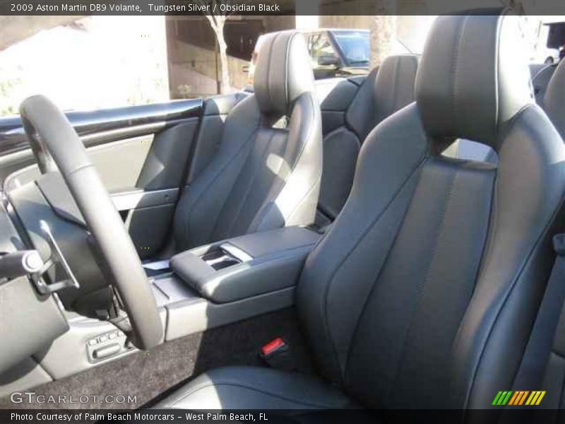 Tungsten Silver / Obsidian Black 2009 Aston Martin DB9 Volante