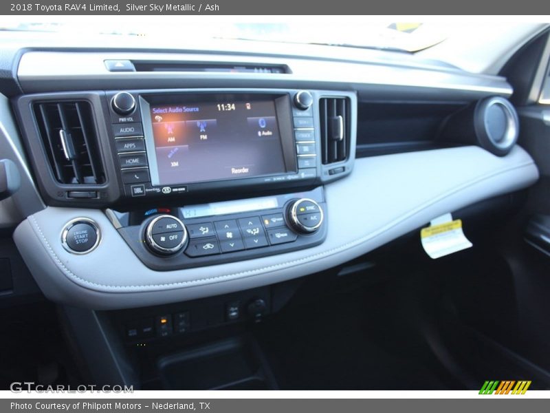 Silver Sky Metallic / Ash 2018 Toyota RAV4 Limited