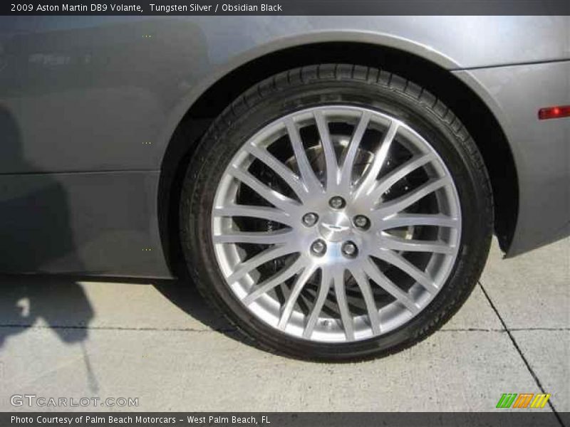 Tungsten Silver / Obsidian Black 2009 Aston Martin DB9 Volante
