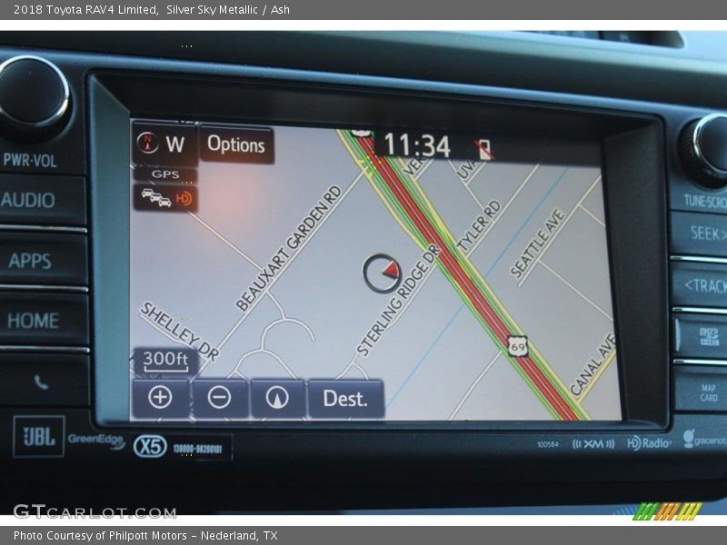 Silver Sky Metallic / Ash 2018 Toyota RAV4 Limited