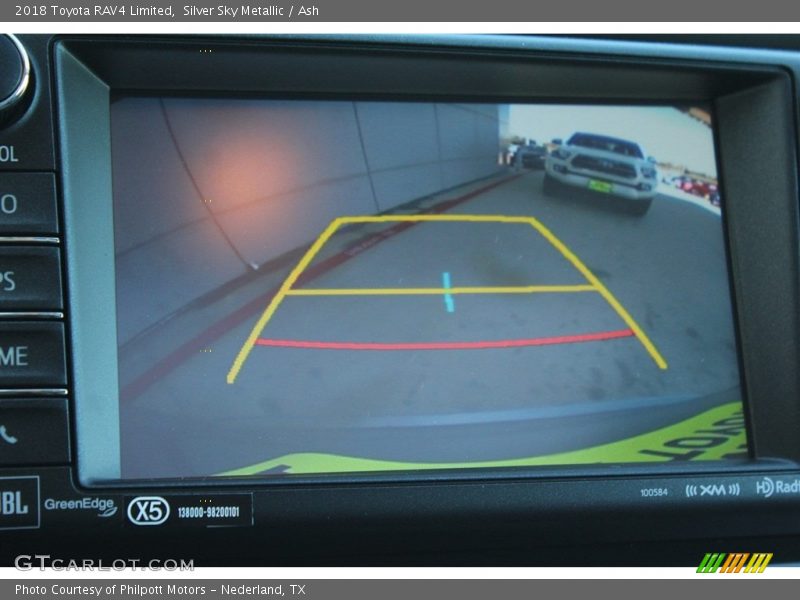 Silver Sky Metallic / Ash 2018 Toyota RAV4 Limited