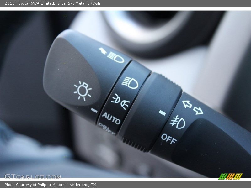 Silver Sky Metallic / Ash 2018 Toyota RAV4 Limited