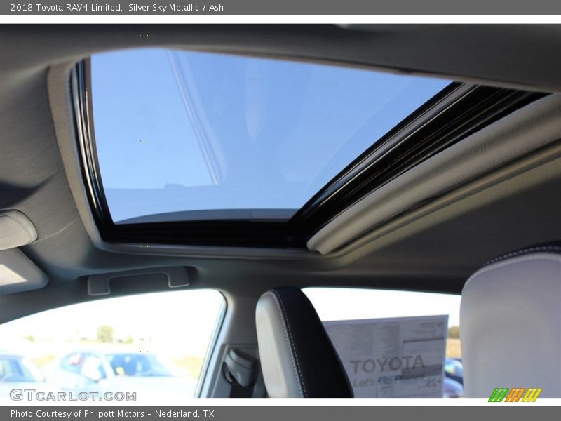 Silver Sky Metallic / Ash 2018 Toyota RAV4 Limited
