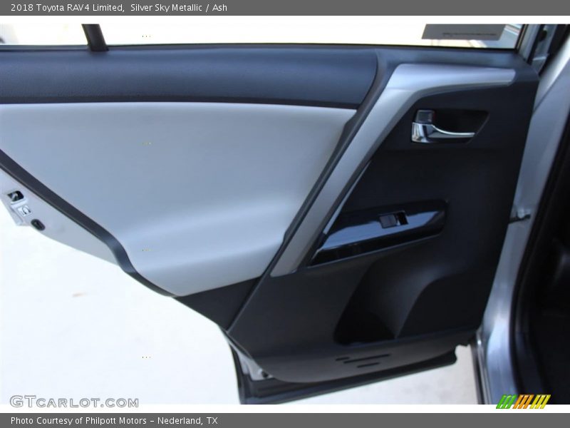Silver Sky Metallic / Ash 2018 Toyota RAV4 Limited