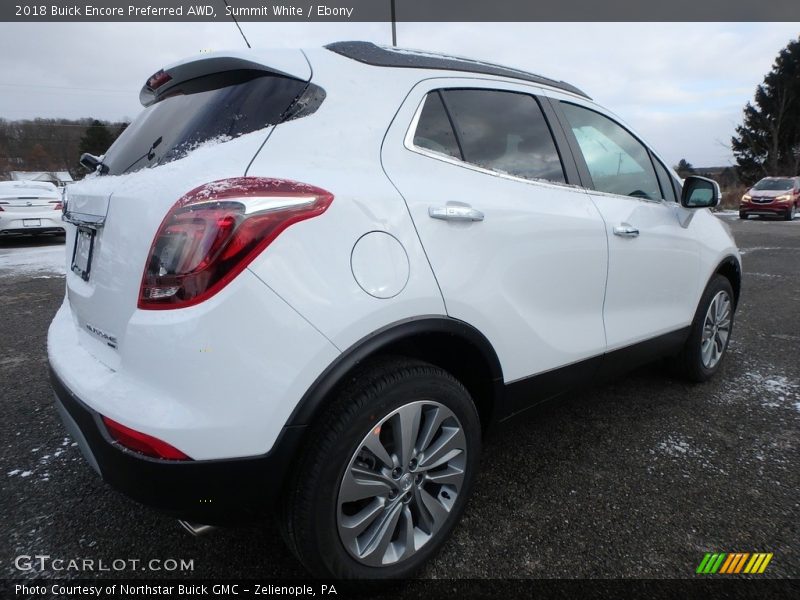 Summit White / Ebony 2018 Buick Encore Preferred AWD