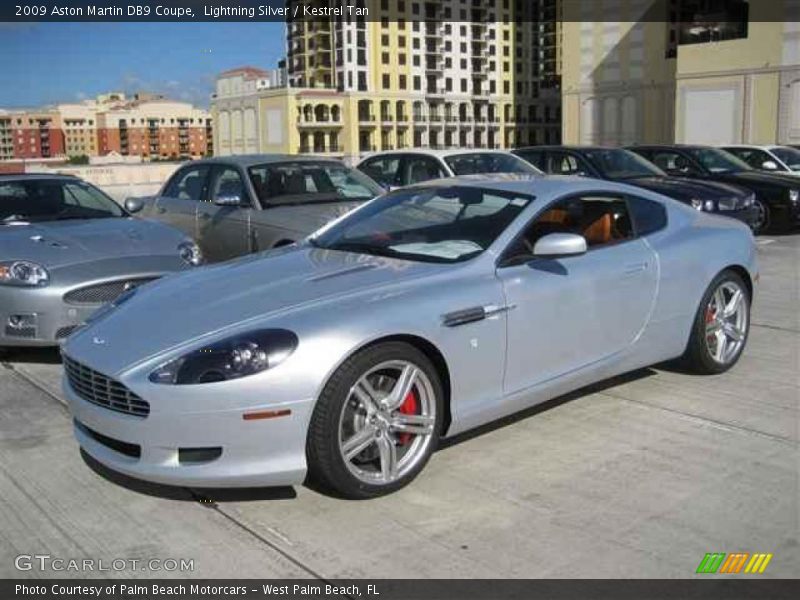 Lightning Silver / Kestrel Tan 2009 Aston Martin DB9 Coupe