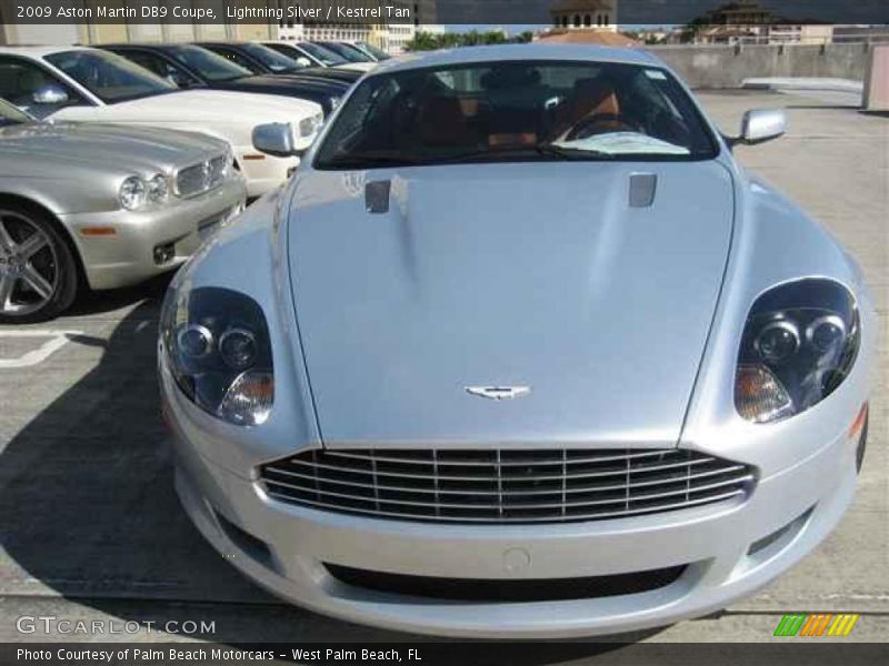 Lightning Silver / Kestrel Tan 2009 Aston Martin DB9 Coupe
