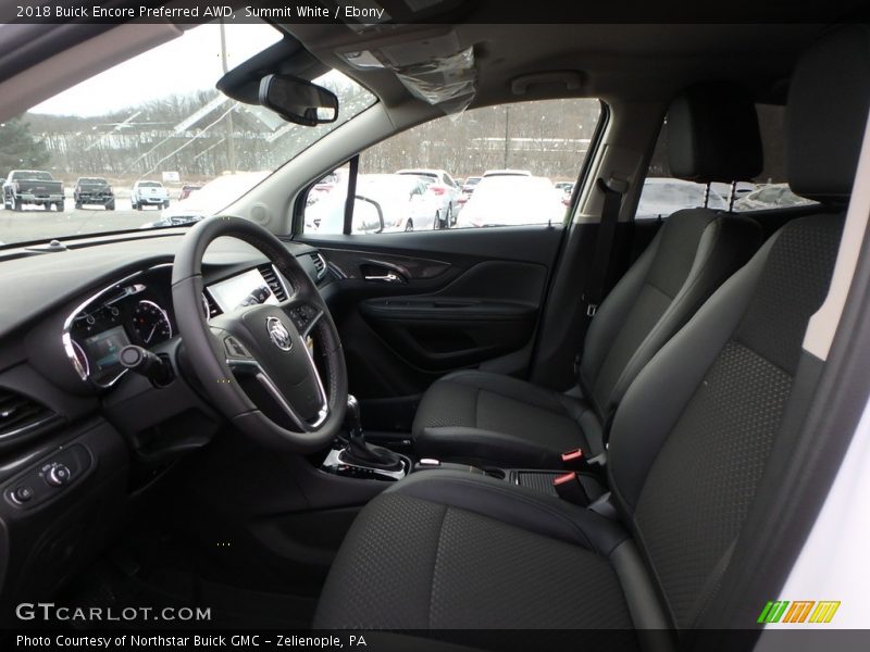 Summit White / Ebony 2018 Buick Encore Preferred AWD
