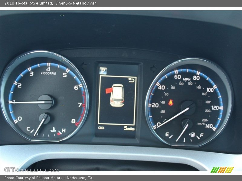 Silver Sky Metallic / Ash 2018 Toyota RAV4 Limited