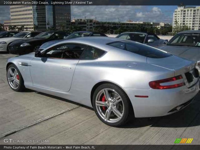 Lightning Silver / Kestrel Tan 2009 Aston Martin DB9 Coupe
