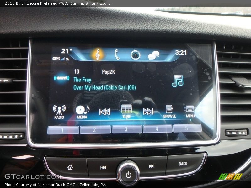 Summit White / Ebony 2018 Buick Encore Preferred AWD