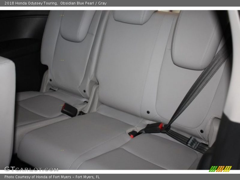 Obsidian Blue Pearl / Gray 2018 Honda Odyssey Touring