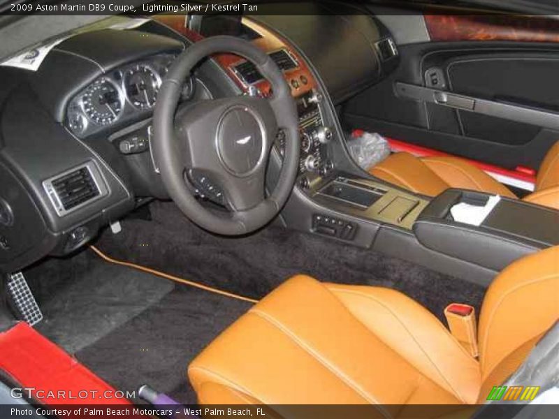 Lightning Silver / Kestrel Tan 2009 Aston Martin DB9 Coupe