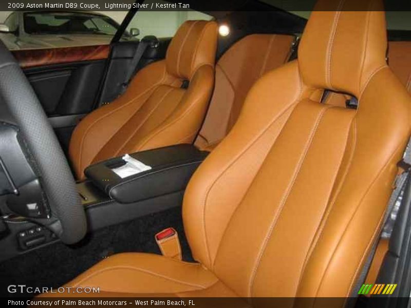 Lightning Silver / Kestrel Tan 2009 Aston Martin DB9 Coupe