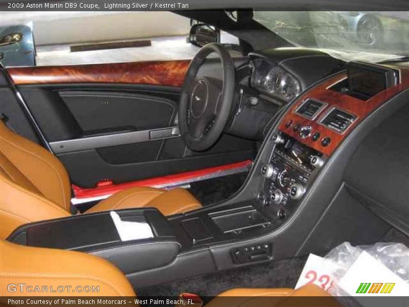 Lightning Silver / Kestrel Tan 2009 Aston Martin DB9 Coupe