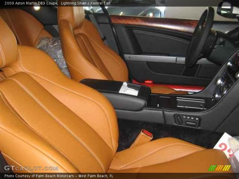 Lightning Silver / Kestrel Tan 2009 Aston Martin DB9 Coupe