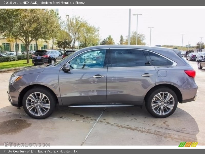 Modern Steel Metallic / Ebony 2018 Acura MDX AWD