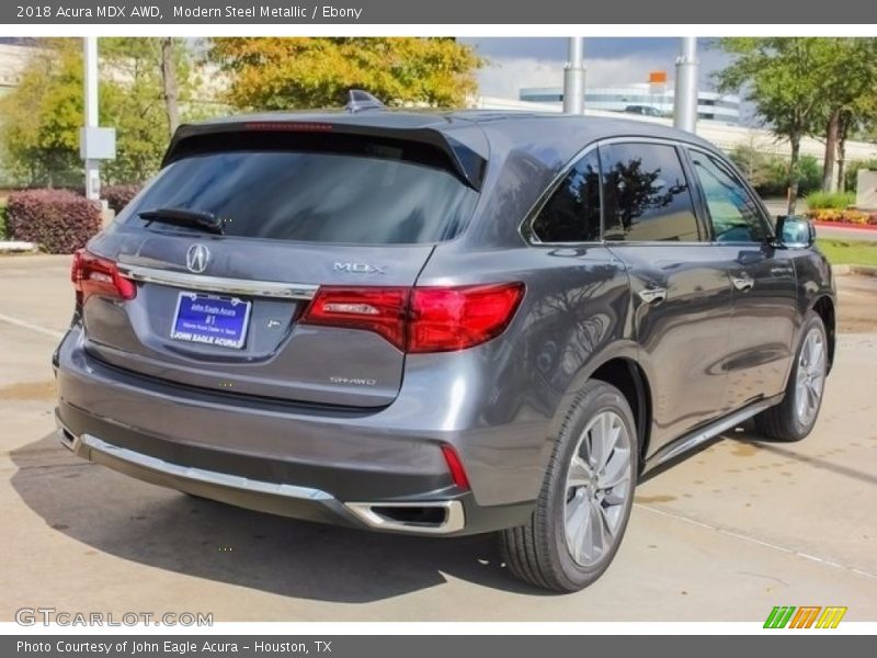 Modern Steel Metallic / Ebony 2018 Acura MDX AWD