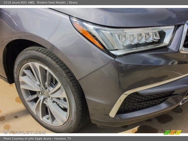 Modern Steel Metallic / Ebony 2018 Acura MDX AWD