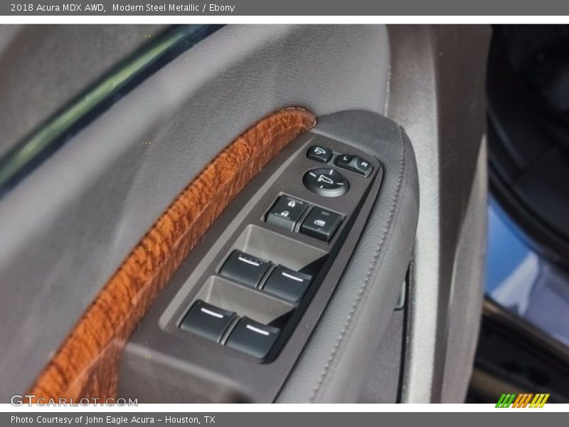 Modern Steel Metallic / Ebony 2018 Acura MDX AWD