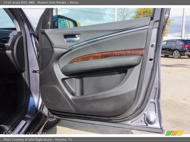 Modern Steel Metallic / Ebony 2018 Acura MDX AWD