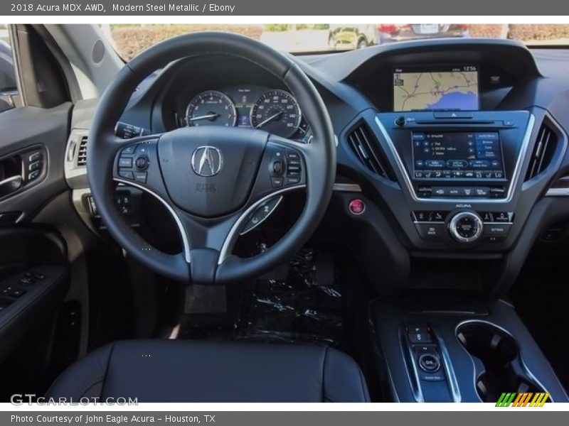 Modern Steel Metallic / Ebony 2018 Acura MDX AWD