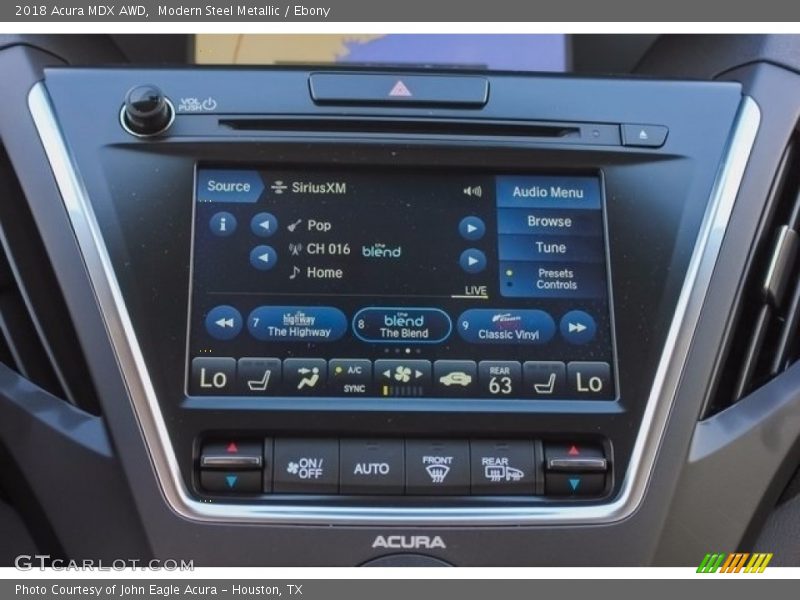 Modern Steel Metallic / Ebony 2018 Acura MDX AWD