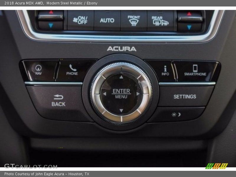 Modern Steel Metallic / Ebony 2018 Acura MDX AWD