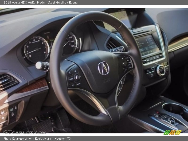 Modern Steel Metallic / Ebony 2018 Acura MDX AWD