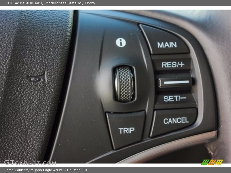 Modern Steel Metallic / Ebony 2018 Acura MDX AWD