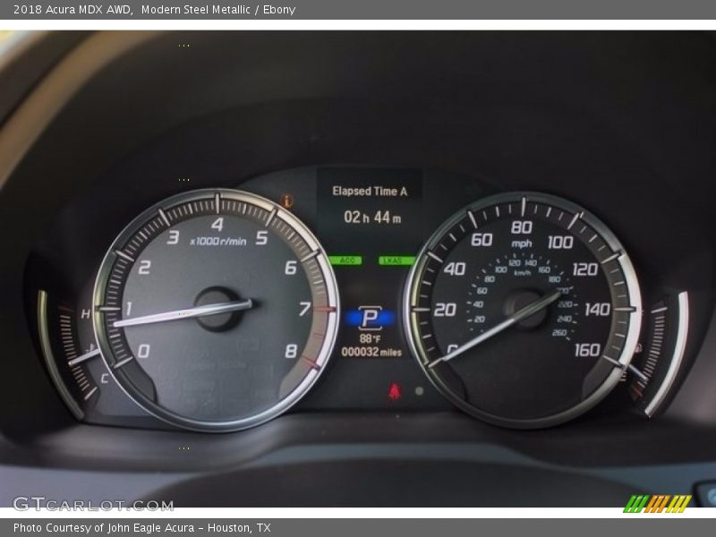 Modern Steel Metallic / Ebony 2018 Acura MDX AWD