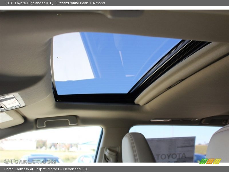 Blizzard White Pearl / Almond 2018 Toyota Highlander XLE