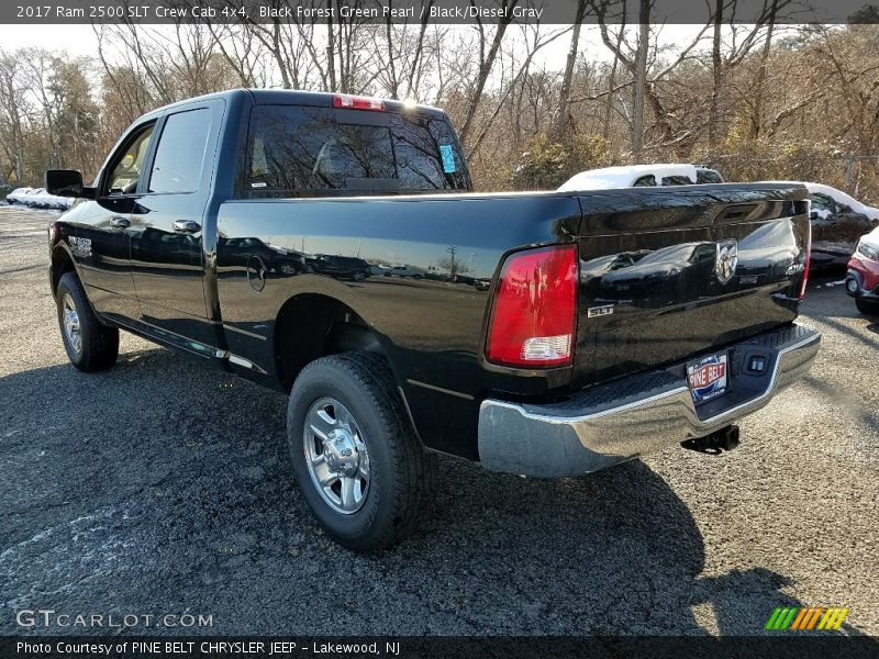 Black Forest Green Pearl / Black/Diesel Gray 2017 Ram 2500 SLT Crew Cab 4x4