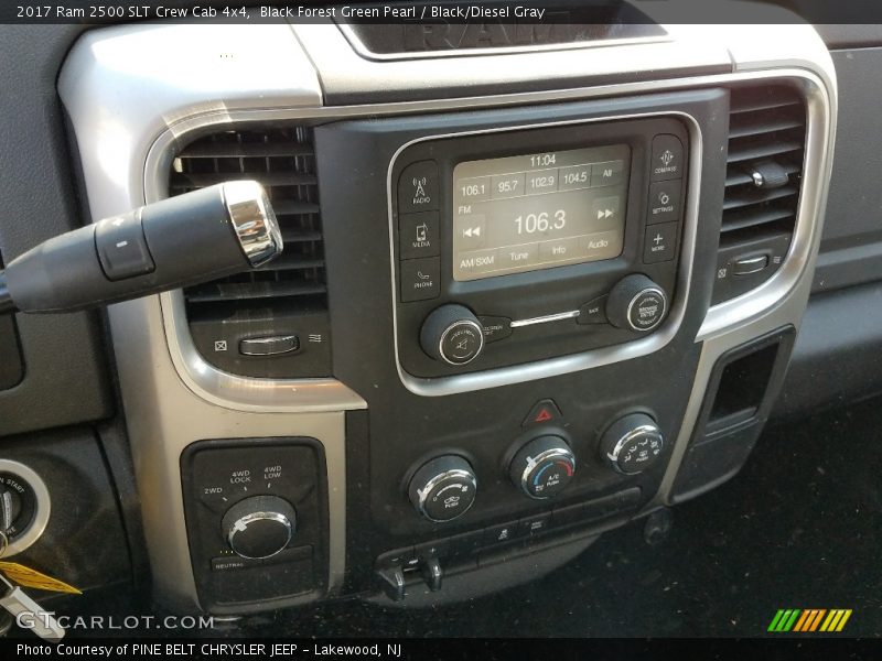 Black Forest Green Pearl / Black/Diesel Gray 2017 Ram 2500 SLT Crew Cab 4x4