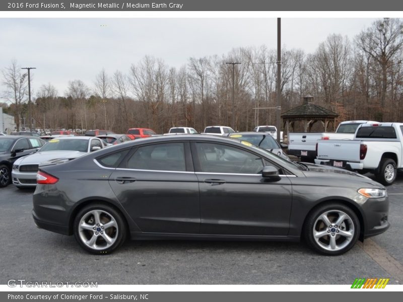 Magnetic Metallic / Medium Earth Gray 2016 Ford Fusion S