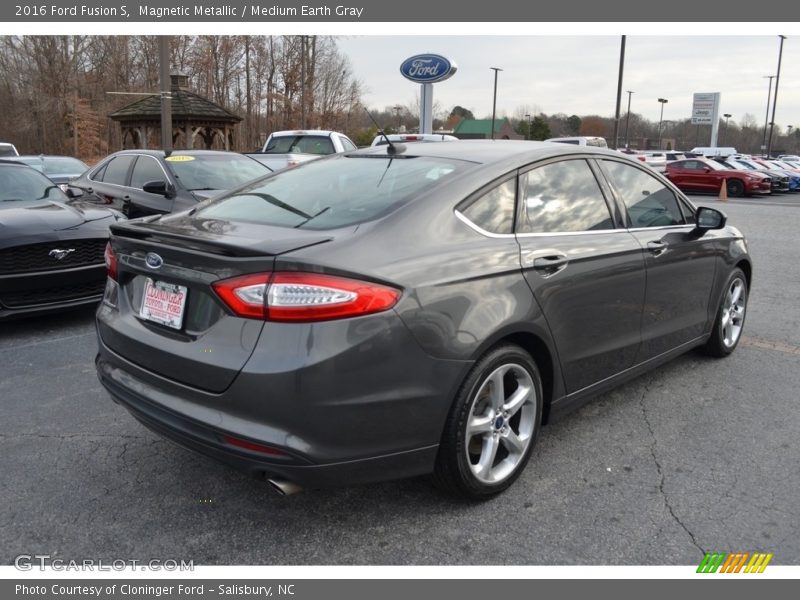 Magnetic Metallic / Medium Earth Gray 2016 Ford Fusion S