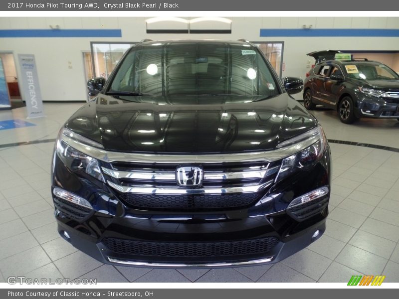 Crystal Black Pearl / Black 2017 Honda Pilot Touring AWD