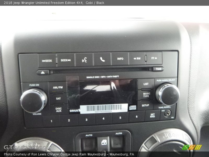 Gobi / Black 2018 Jeep Wrangler Unlimited Freedom Edition 4X4