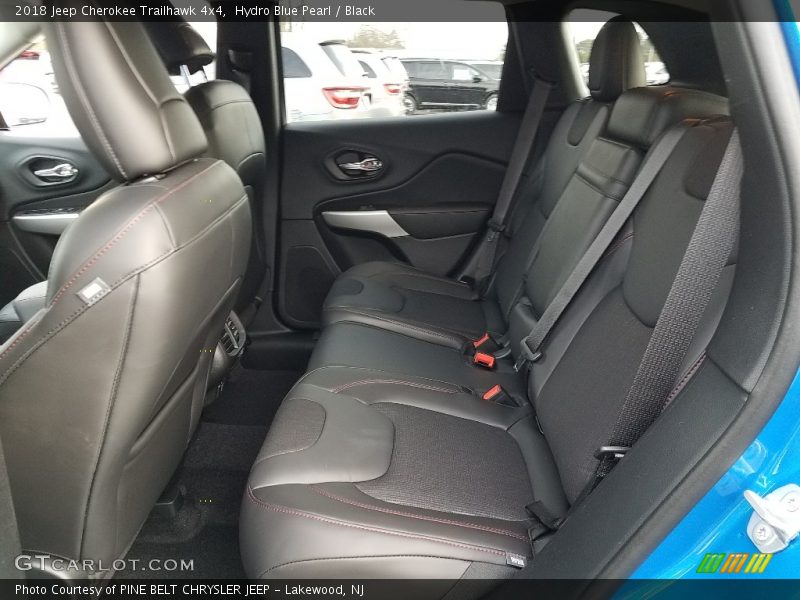 Hydro Blue Pearl / Black 2018 Jeep Cherokee Trailhawk 4x4