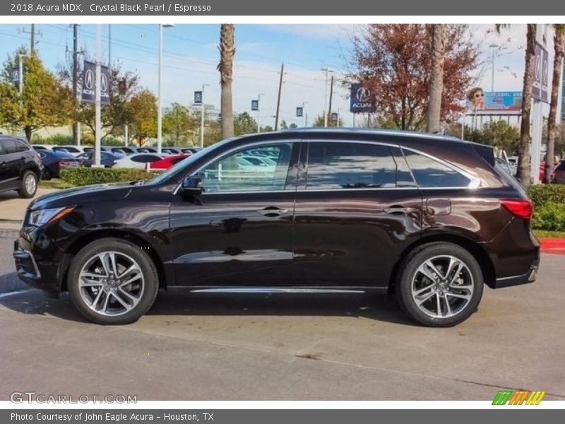 Crystal Black Pearl / Espresso 2018 Acura MDX