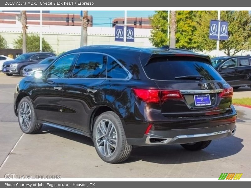 Crystal Black Pearl / Espresso 2018 Acura MDX