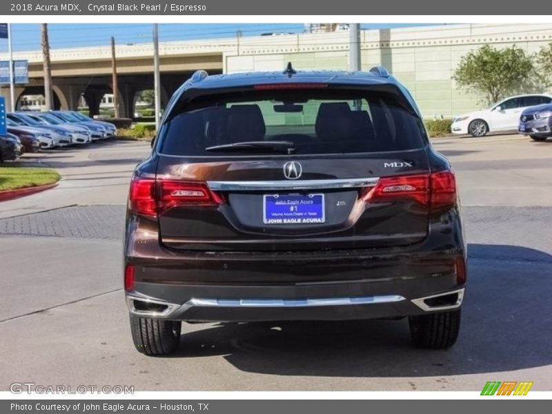 Crystal Black Pearl / Espresso 2018 Acura MDX