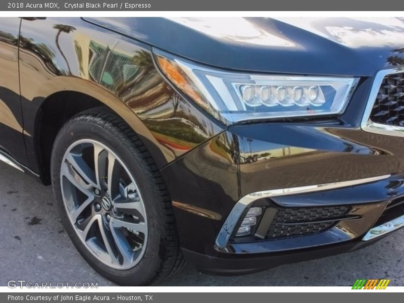 Crystal Black Pearl / Espresso 2018 Acura MDX