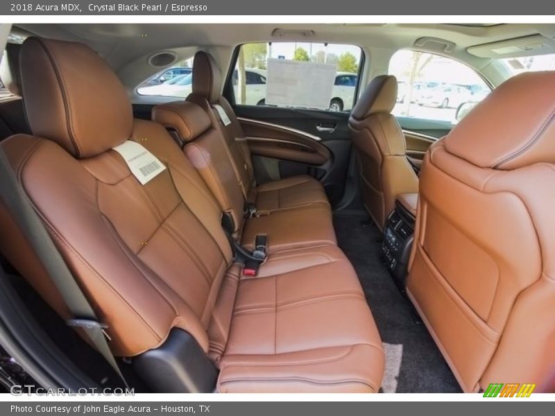 Crystal Black Pearl / Espresso 2018 Acura MDX